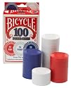 100 Poker Chips by Bicycle