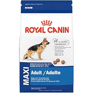 Royal Canin Dry Dog Food, Maxi Large Breed Adult Formula, 35-Pound Bag