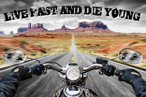 Empire 524539 Monument Valley - Live fast and die young Landschaften Fahrzeuge - Druck - M Preisvergleich