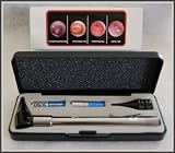 from Doctor Mom Dr Mom Slimline Stainless LED Otoscope in HARD CASE (Model drmomled-HC)