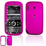 Palm Treo Pro 850 Magenta Rubberize Textured Snap-On Case Cover with Removable Swivel Belt Clip