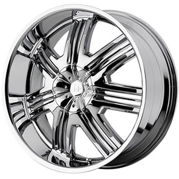 Helo HE833 Chrome Wheel - (22x9.5"/5x115, 120mm) Helo HE833 Chrome Wheel - (22x9.5"/5x115, 120mm)