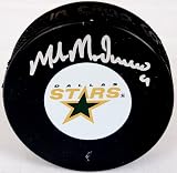 Mike Modano Signed Hockey Puck - Dallas Stars - Autographed NHL Pucks