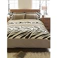 Zebra print bedding - king size duvet cover bed set