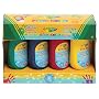 Crayola Mini Kids - Dessin Et Peinture - 4 Flacons De Peinture Au Doigt