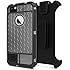Seidio OBEX Waterproof Case and Removable Belt-Clip Holster Combo for the iPhone 6 Plus/6s Plus [Drop Proof] - Retail Packaging - Frost