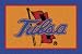 Tulsa Hurricanes 5' 4" x 7' 8" Team Spirit Area Rug