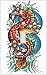 Floral Seahorse Decorative Switchplate Cover