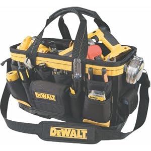 Custom Leathercraft DG5518 Open-top Tool Bag With Molded Base by 