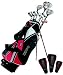 Hippo Giant XT Complete Golf Set Includes Driver, #3 Fairway Wood, Hybrid Club, And #5 - Pitching Wedge Irons, Putter, Dual Strap Stand Bag (Left Handed)