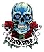 Darkstar Skull & Roses Skateboard Sticker - skateboarding skate board sk8 skating