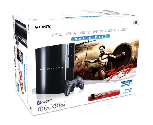 Sony PLAYSTATION 3 80 GB Console with 300 (Blu-ray)