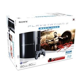 Sony PLAYSTATION 3 80 GB Console with 300 (Blu-ray)