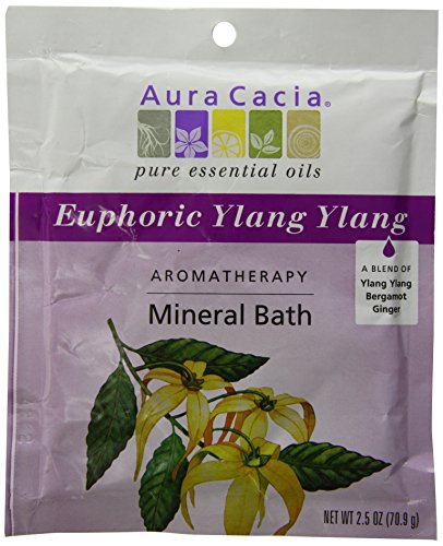 Aura Cacia Aromatherapy Mineral Bath Euphoria, 2.5 Ounce