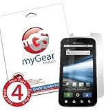 myGear Products CLEAR LifeGuard Screen Protectors for Motorola Atrix (4 Pac ....