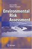Environmental Risk Assessment: Quantitative Measures, Anthropogenic Influences, Human Impact