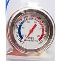Stainless Steel Oven Thermometer - Hang Or Stand  In Oven