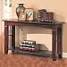 Coaster Antique Country Style Sofa Table, Cherry Finish