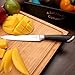 A Cut Above Cutlery Utility Knife. Forged Stainless Steel Construction, Slip Resistant Grip, 5 Inch Blade Holds Edge Well So You Sharpen Less Often. Peel, Core, Pare, Fruit and Vegetables, Prep Sushi