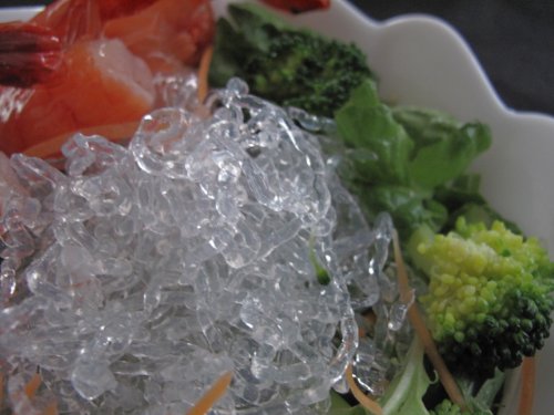 海藻から抽出したアルギン酸ナトリウムで作った海藻麺シークリスタル 500g