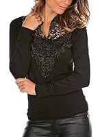 La Bella Donna Camiseta Manga Larga Zoe (Negro)