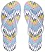Showaflops Women's Antimicrobial Shower & Water Sandals - Aztec Pastel