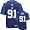 Justin Tuck New York Giants Blue NFL Replica Jersey - Medium