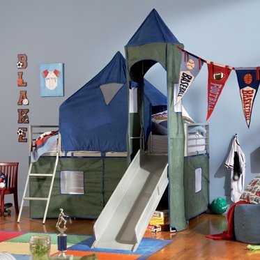 Boys Blue & Green with Slide