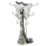 Butterfly Lady Jewelry Stand Earrings Holder Black & White