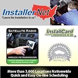 InstallerNet Satellite Radio with Wireless FM Mod InstallCard