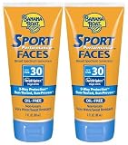 Banana Boat Sport Performance Faces High UVA Lotion SPF 30 Sunscreen, 3 oz, 2 ct (Quantity of 2)