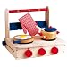 Santoys - Wooden Toys - Folding Portable cooker with accessories