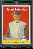 2007 Topps Heritage Baseball Card # 427 Brian Fuentes Colorado Rockies - Mint Condition - In Protective Display Case