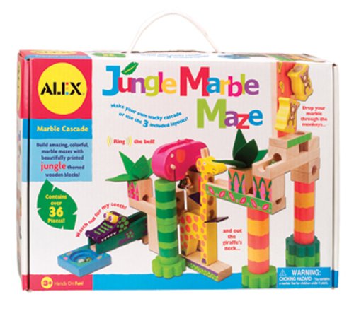 Childrens Toyshop  Toys : Alex Toys Wooden Jungle Marble Maze