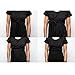 sofsy Easy Access Tie Front Nursing & Maternity Dress for Pre & Post Pregnancy (Medium, Black)