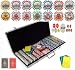650 Casino Boat 11.5 Gram Clay Composite Chipset with 7 kinds of Poker Chips.