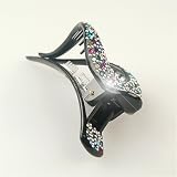 Desire Multi-crystal Black - Cubitas Duchamp Collection (Made in France, Swarovski Crystals)