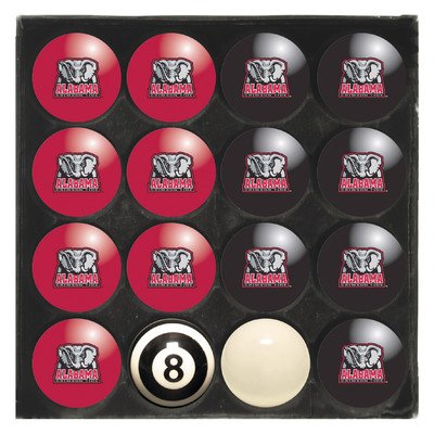 NCAA Home Vs. Away Billiard Ball Set NCAA Team: Alabama On Sale