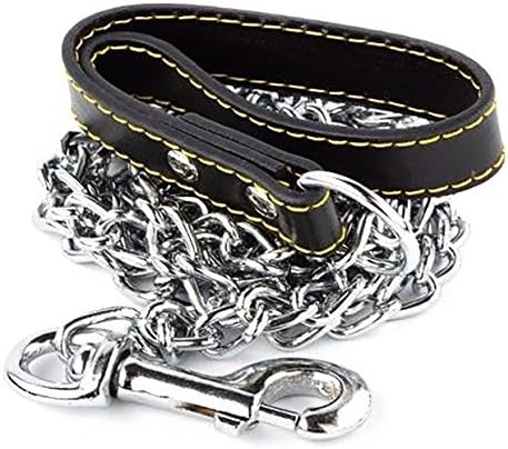 Dog Chain Leash Heavy Duty Light Weight, 2.0mm &amp; 3.0mm (2.0mm, 48-Inch)
