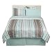Casual Home Bed in a Bag - Aqua Stripe