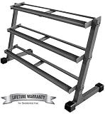 EF Fitness 4' Three Tier Dumbbell Weight Rack EF-3107
