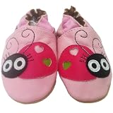 Tiny’s Soft Leather Baby Shoes – Ladybugs 6-12 Months