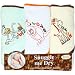 Frenchie Mini Couture Wild Animal Hooded Bath Towel Set, 3 Pack, Neutral