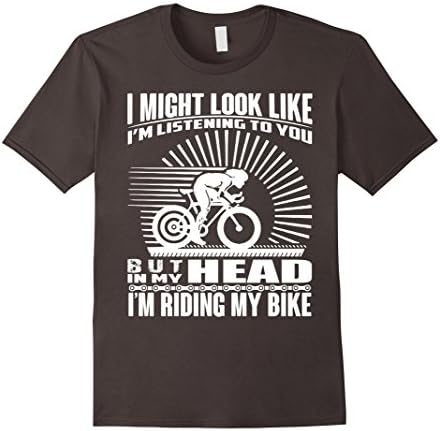Men's SeCrEt DeSiGn: I'm Riding My Bike T-Shirt Large Asphalt