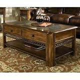 51%2BsgnU5LJL. SL160  Magnussen Madison Rectangular Lift top Cocktail Table
