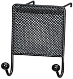 Fellowes Mesh Partition Additions Double Coat Hook, Black (75903)