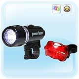 5 LED Lampe avant et arrière pour vélo