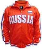 Russia Track Jacket, Russia Soccer Track Jacket , Medium, Red