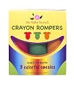 The Baby Bunch Crayon Rompers, 3 Pack, 0-6 Months
