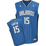 adidas Orlando Magic Vince Carter Youth (Sizes 8-20) Revolution 30 Replica Road Jersey